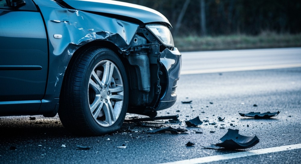 Chwila nieuwagi na drodze: poważny wypadek w Żorach